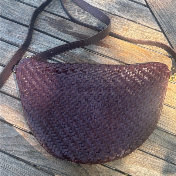 Clare V Brown Woven Crossbody Bag - Picture 7 of 7